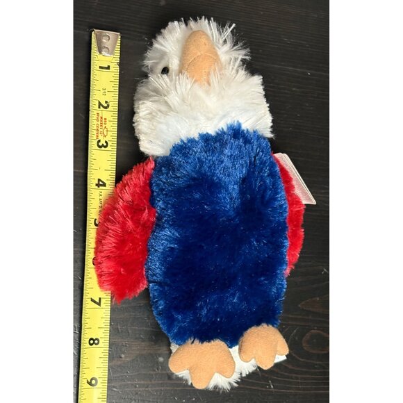 Aurora World Plush Justice Eagle 9" Red White & Blue Plush Stuffed Patriotic - Picture 6 of 6